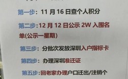 2025年深圳积分入户办理程序