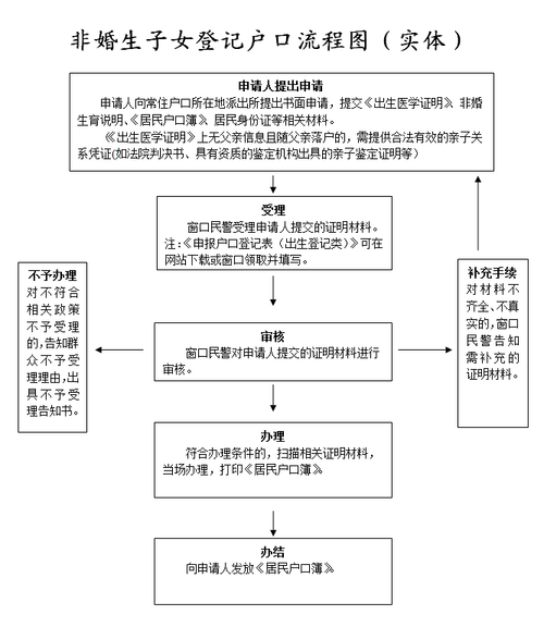 非婚生子女上户口流程(非婚生子上户口需要什么资料)-图1