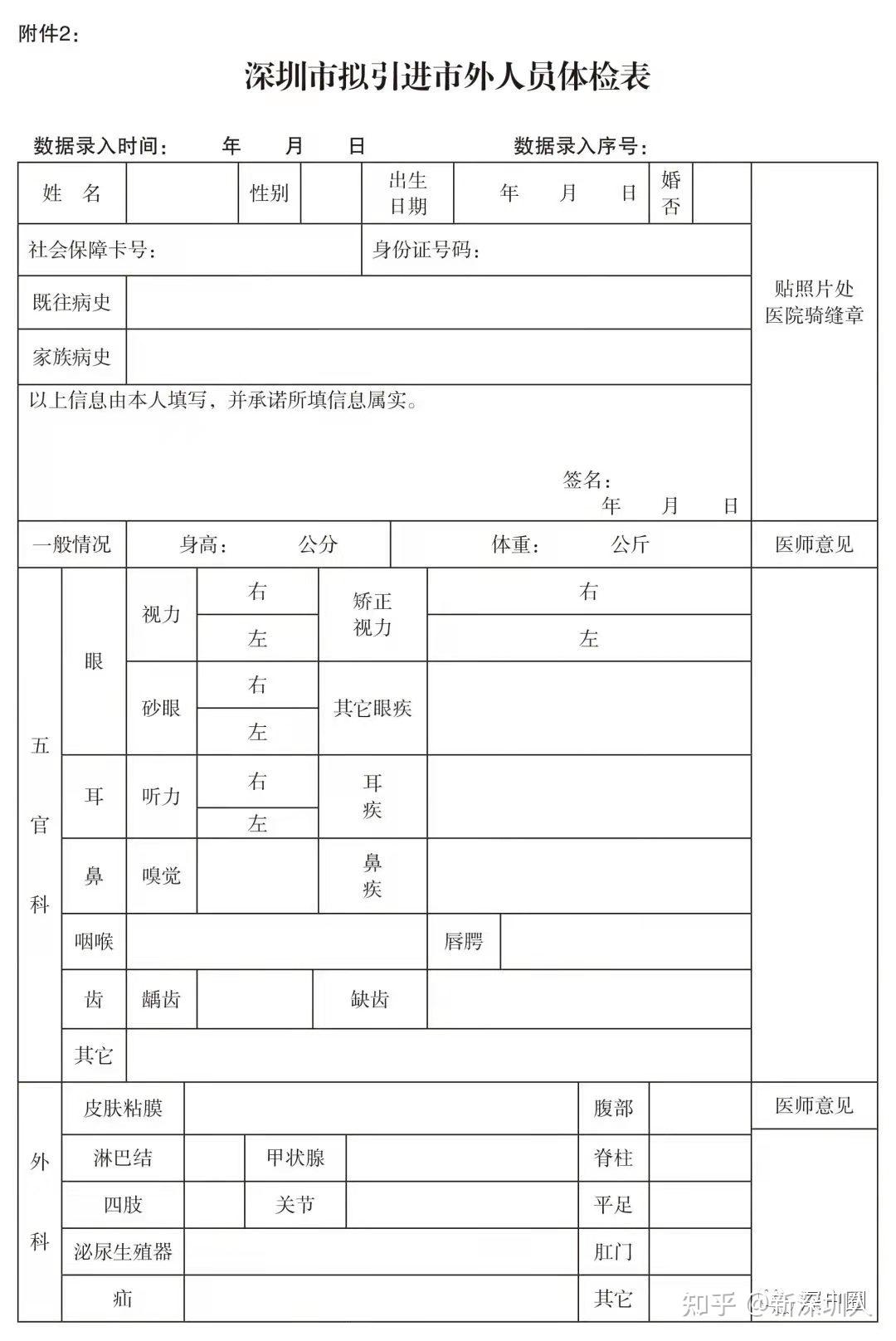 深圳入户体检合格标准(深圳入户2024最新政策)-图1